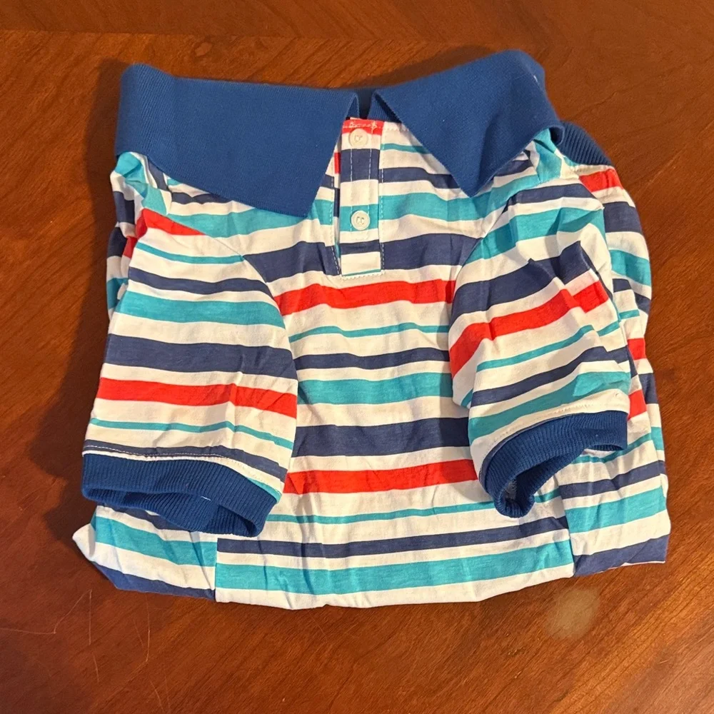 Striped Pet Apparel Shirt Size XX-Large